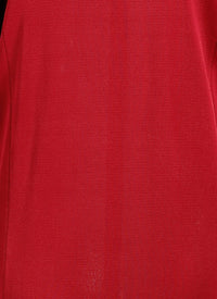 Dress with long crepe sleeves - Purple