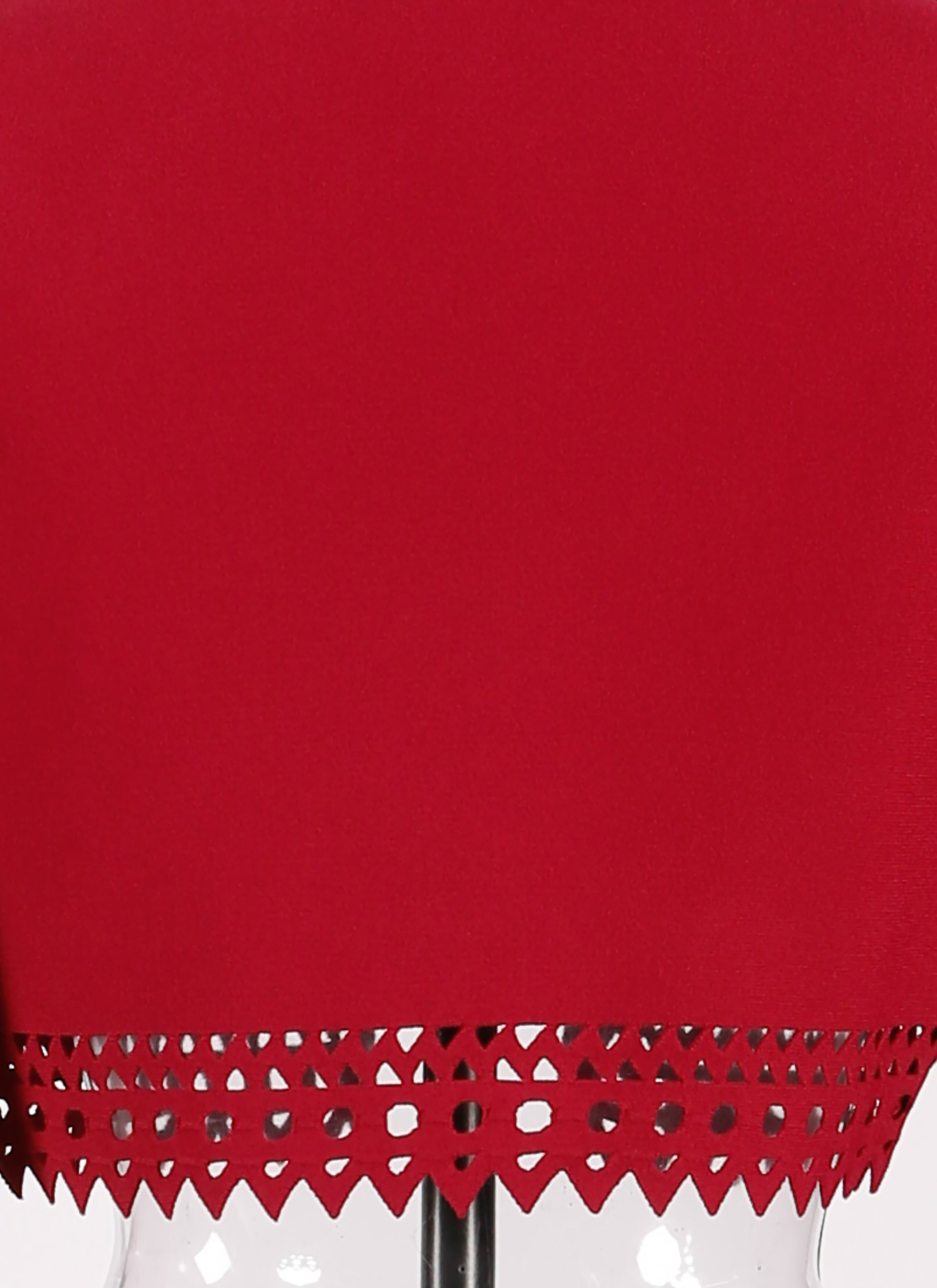 Cardigan ajouré en maille - Pourpre