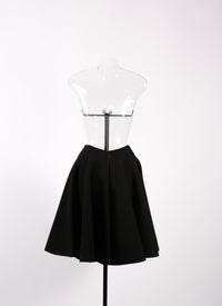 Opera short skirt - Intense Black