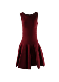 Sleeveless skater dress - Cherry