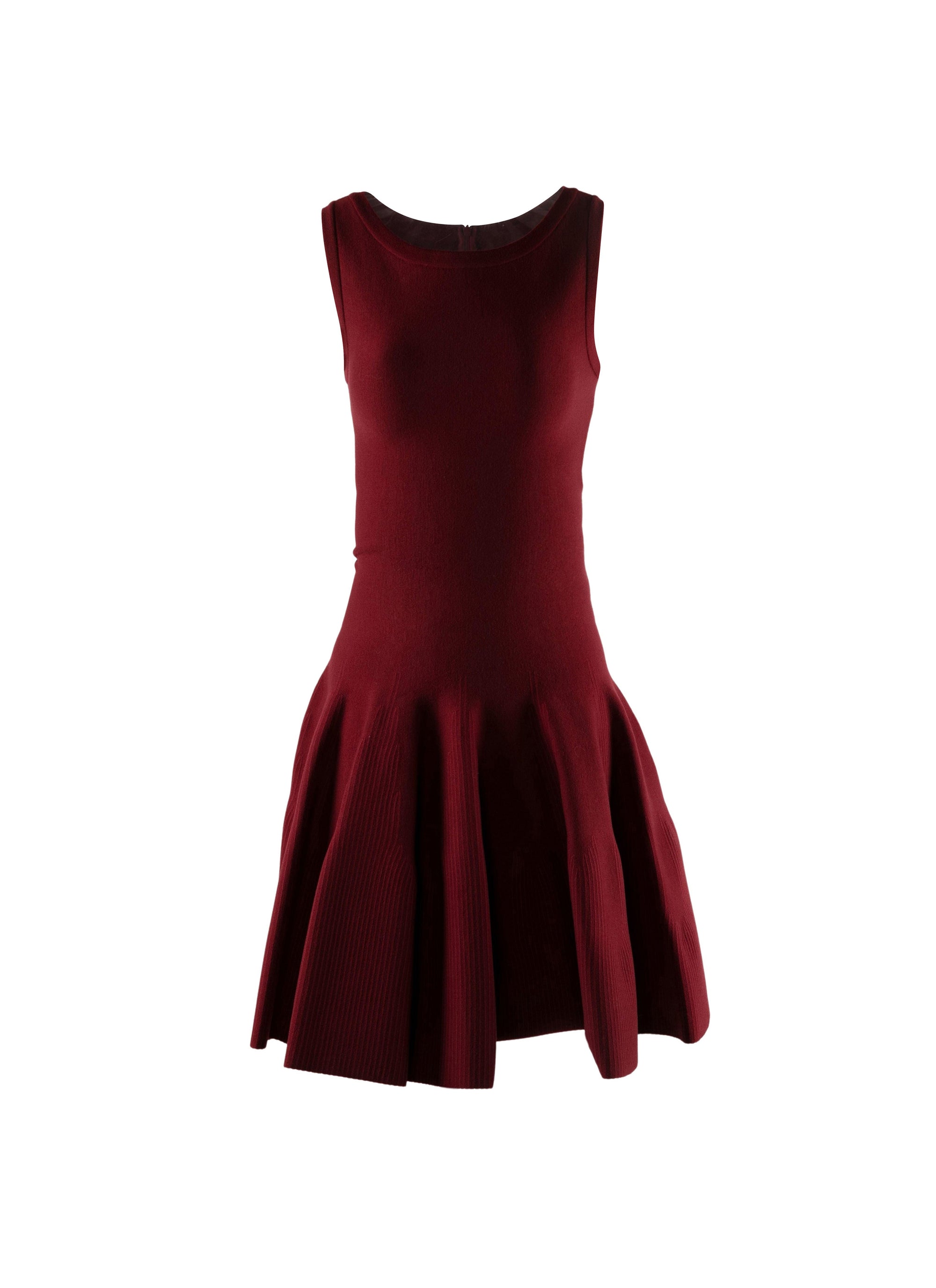 Sleeveless skater dress - Cherry
