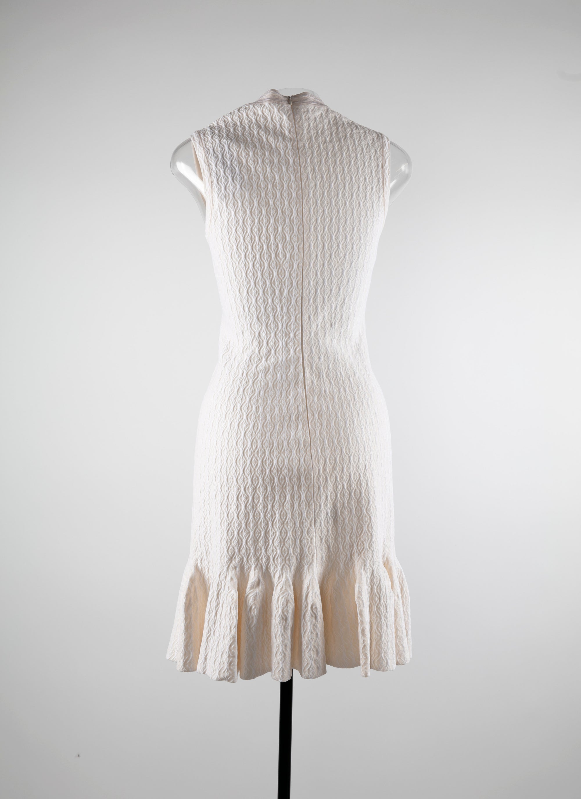 Robe sans manches Segovie en laine - Blanc