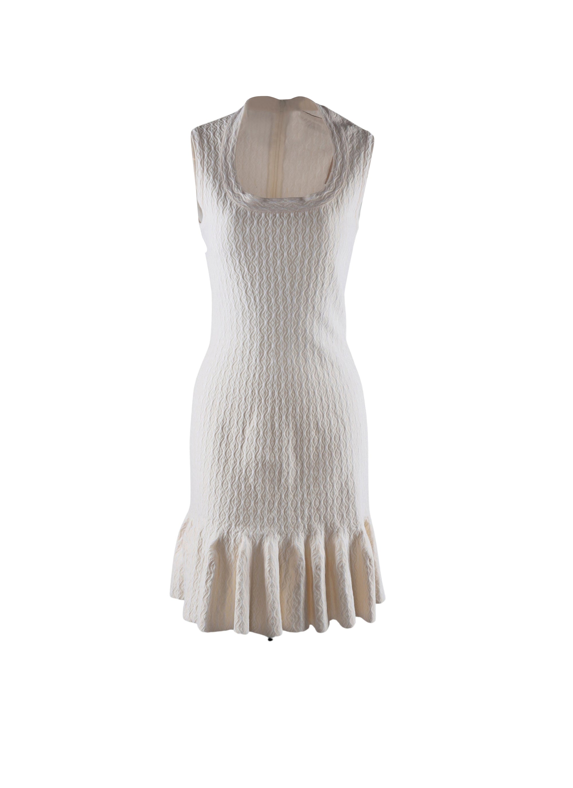 Robe sans manches Segovie en laine - Blanc