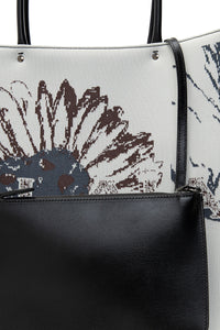 Shopping bag Garance 36 - White & Brown
