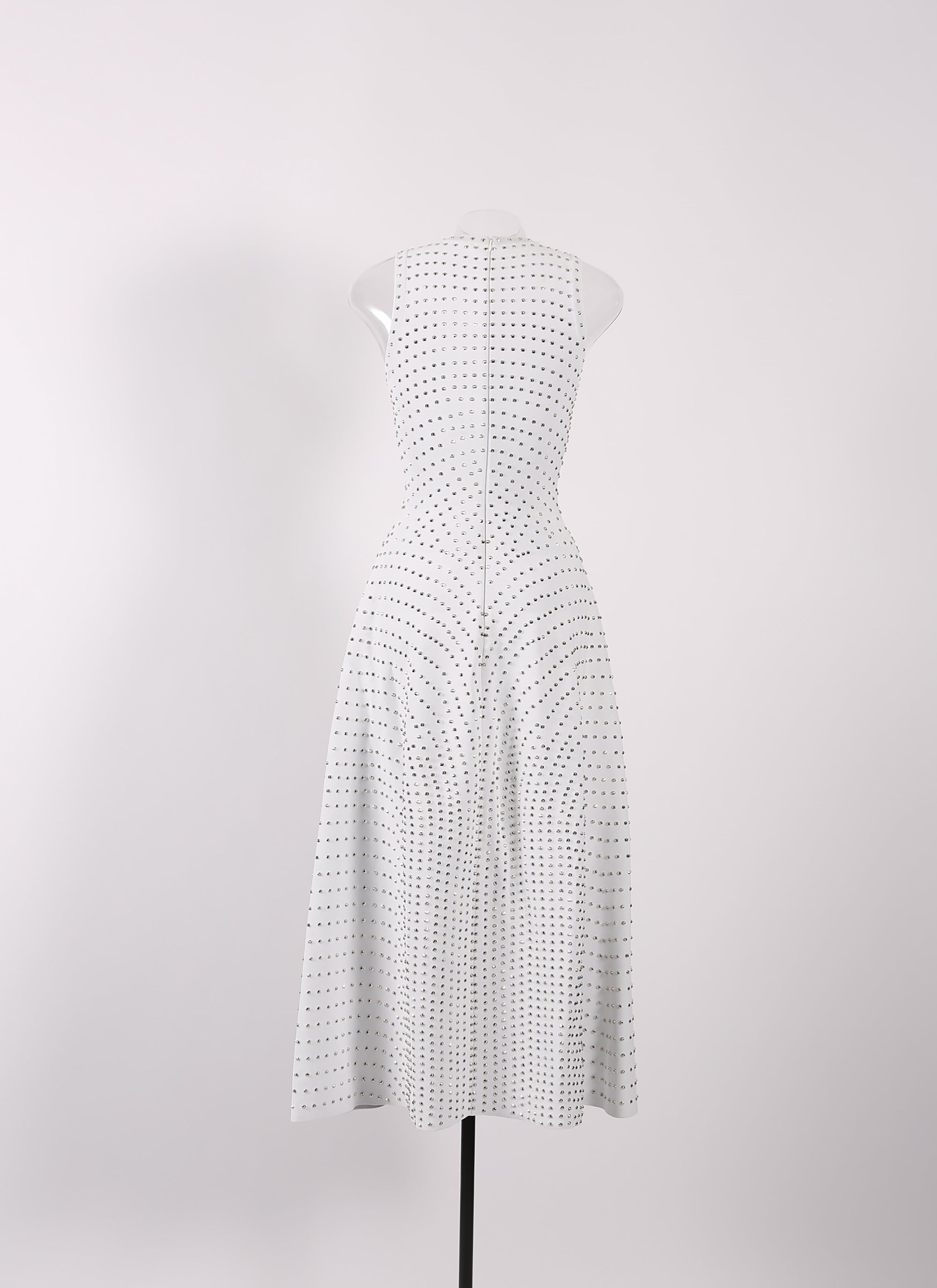 Robe sans manches cloutée Nebuleuse - Blanc Optique