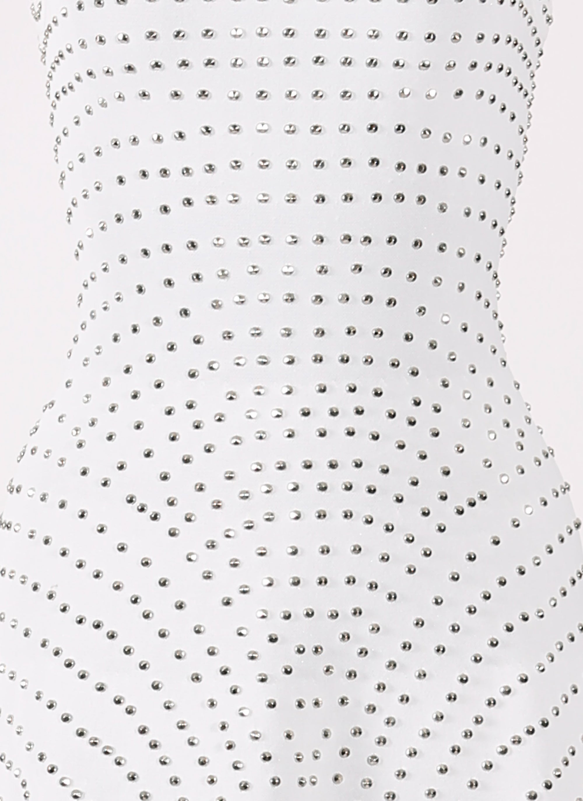 Robe sans manches cloutée Nebuleuse - Blanc Optique