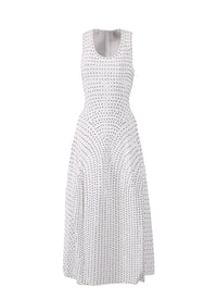 Nebuleuse studded sleeveless dress - Optic White