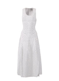 Robe sans manches cloutée Nebuleuse - Blanc Optique