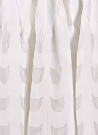 Serpentine short skirt - Optic White