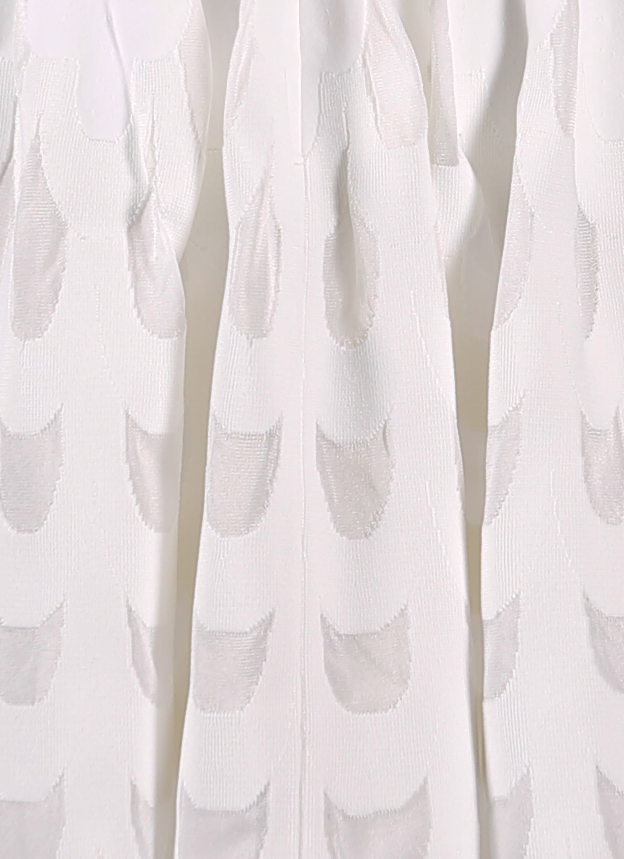 Serpentine short skirt - Optic White