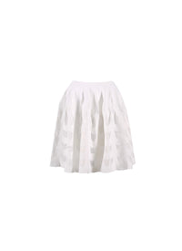 Serpentine short skirt - Optic White