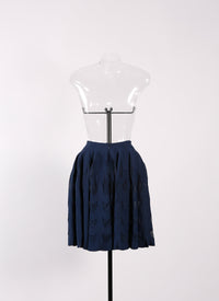 Serpentine short skirt - Royal Blue