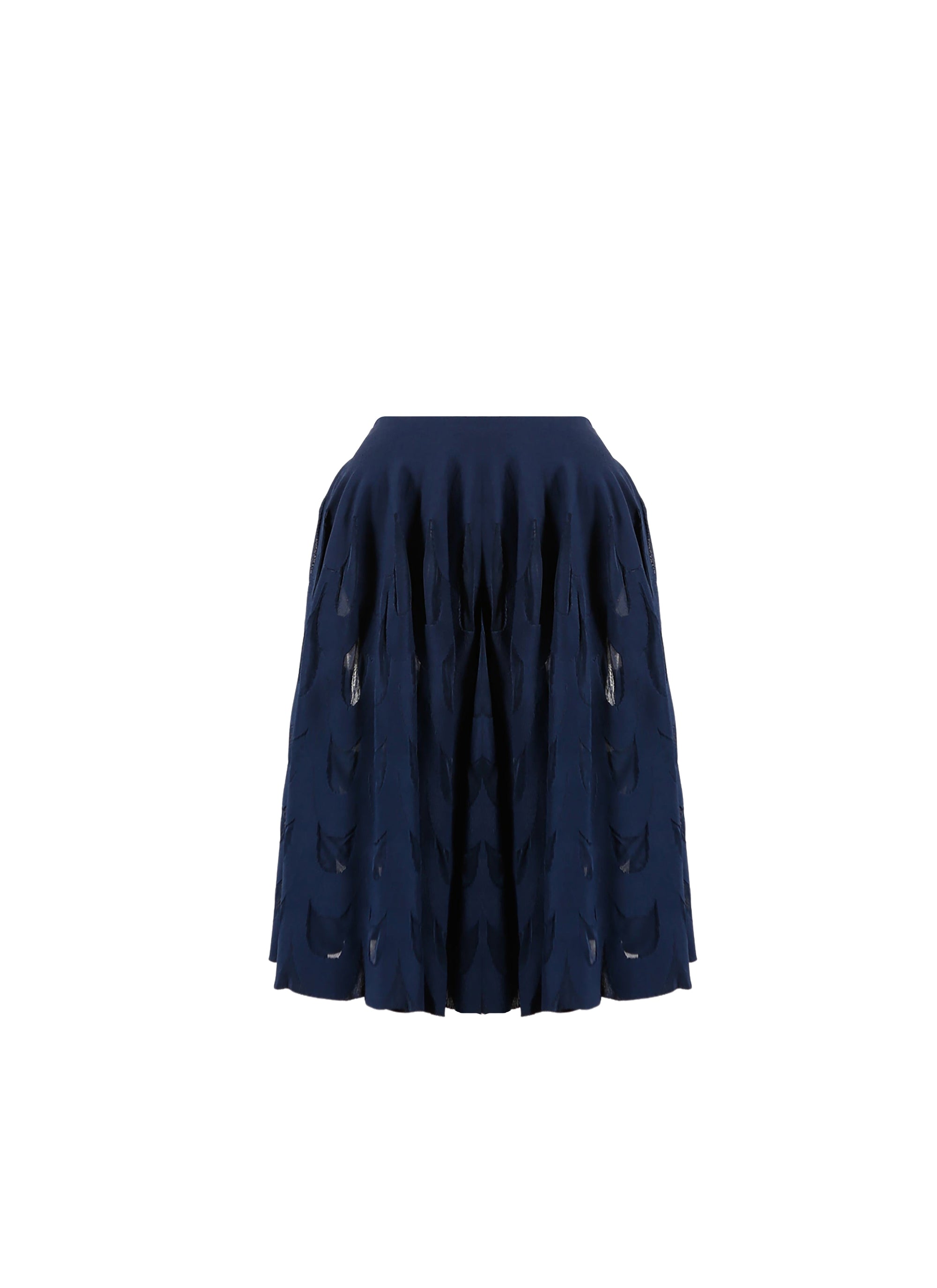 Serpentine short skirt - Royal Blue