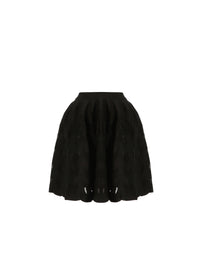 Serpentine Short skirt - Black