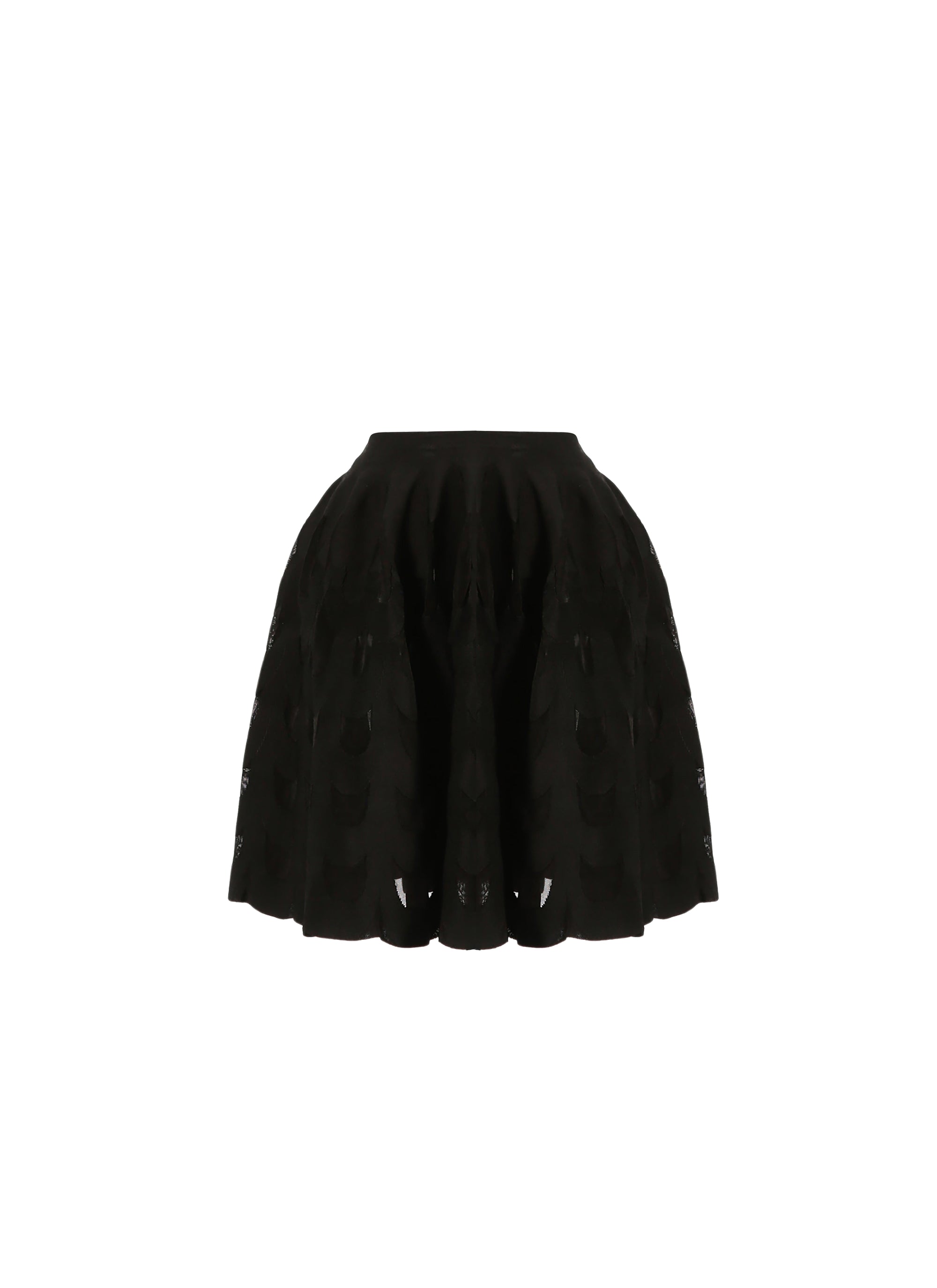 Serpentine Short skirt - Black