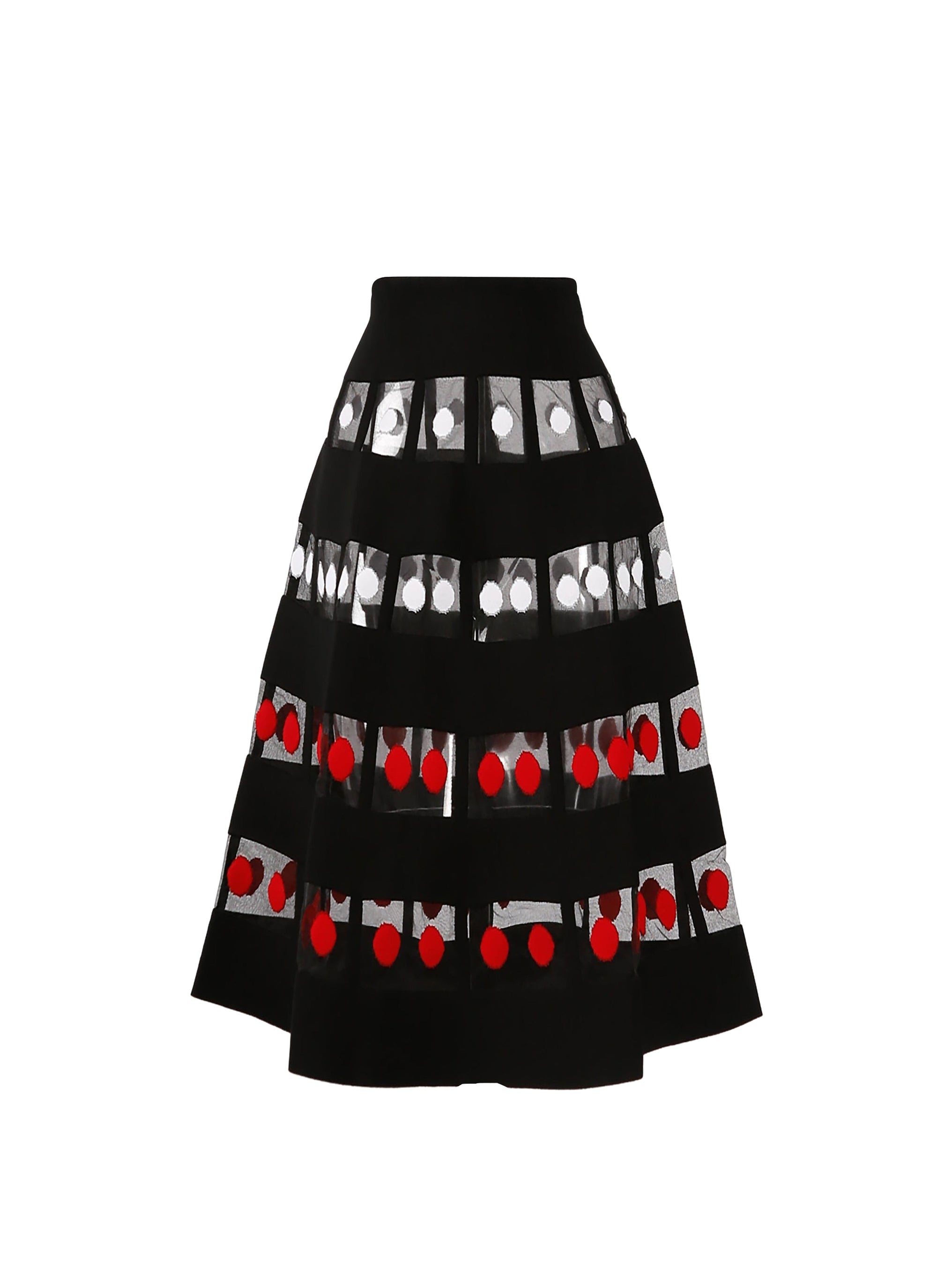 Jupe longue Objectif en maille - Multicolore
