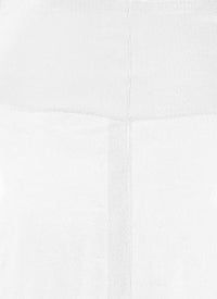 Fond de jupe courte unie transparente - Blanc Optique