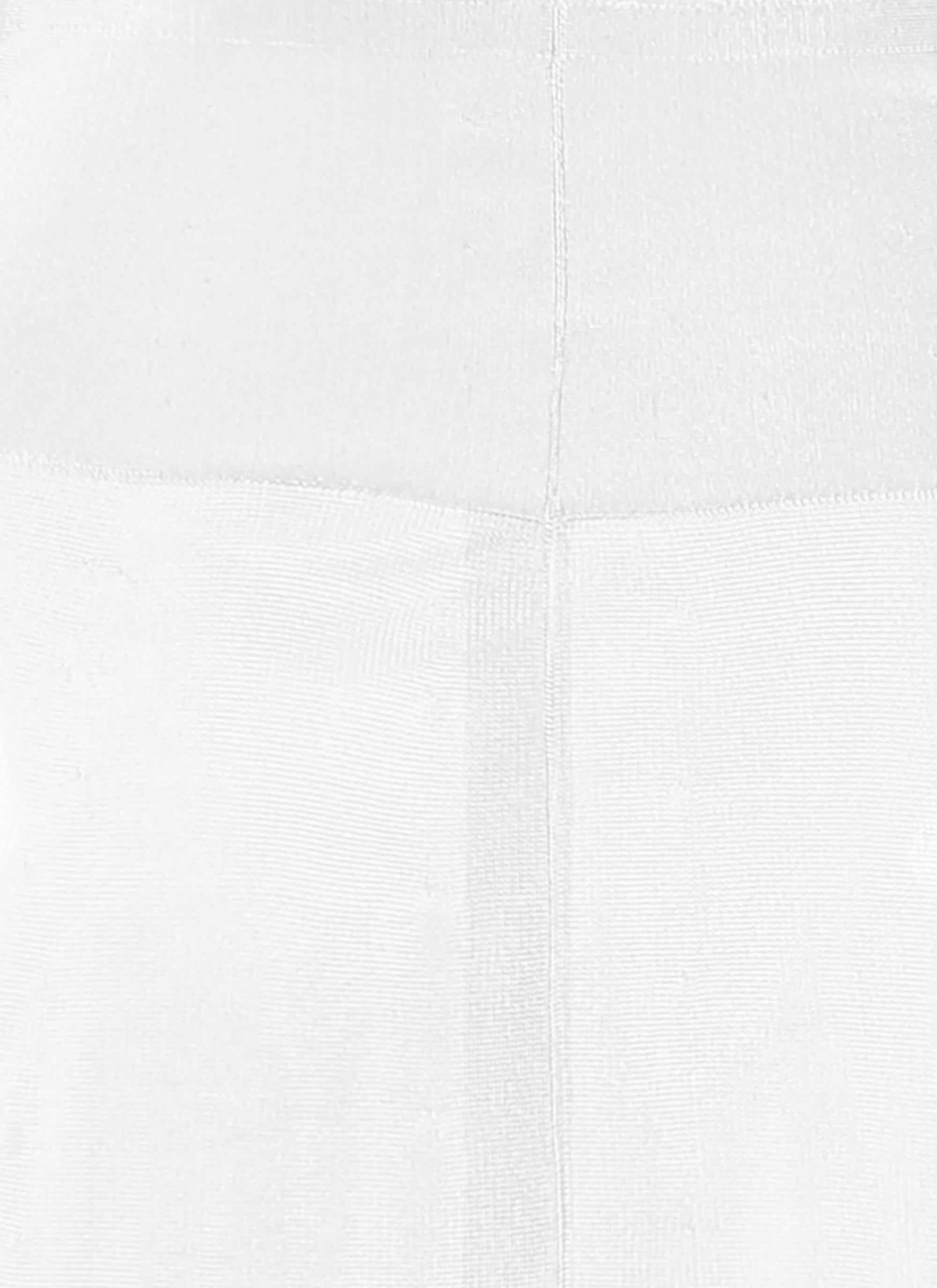 Fond de jupe courte unie transparente - Blanc Optique