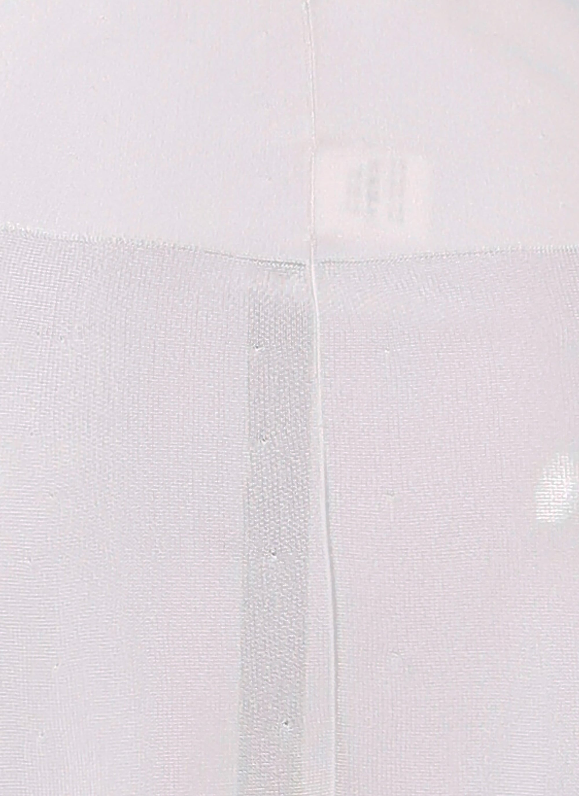 Plain mid-length skirt with details - Optic White