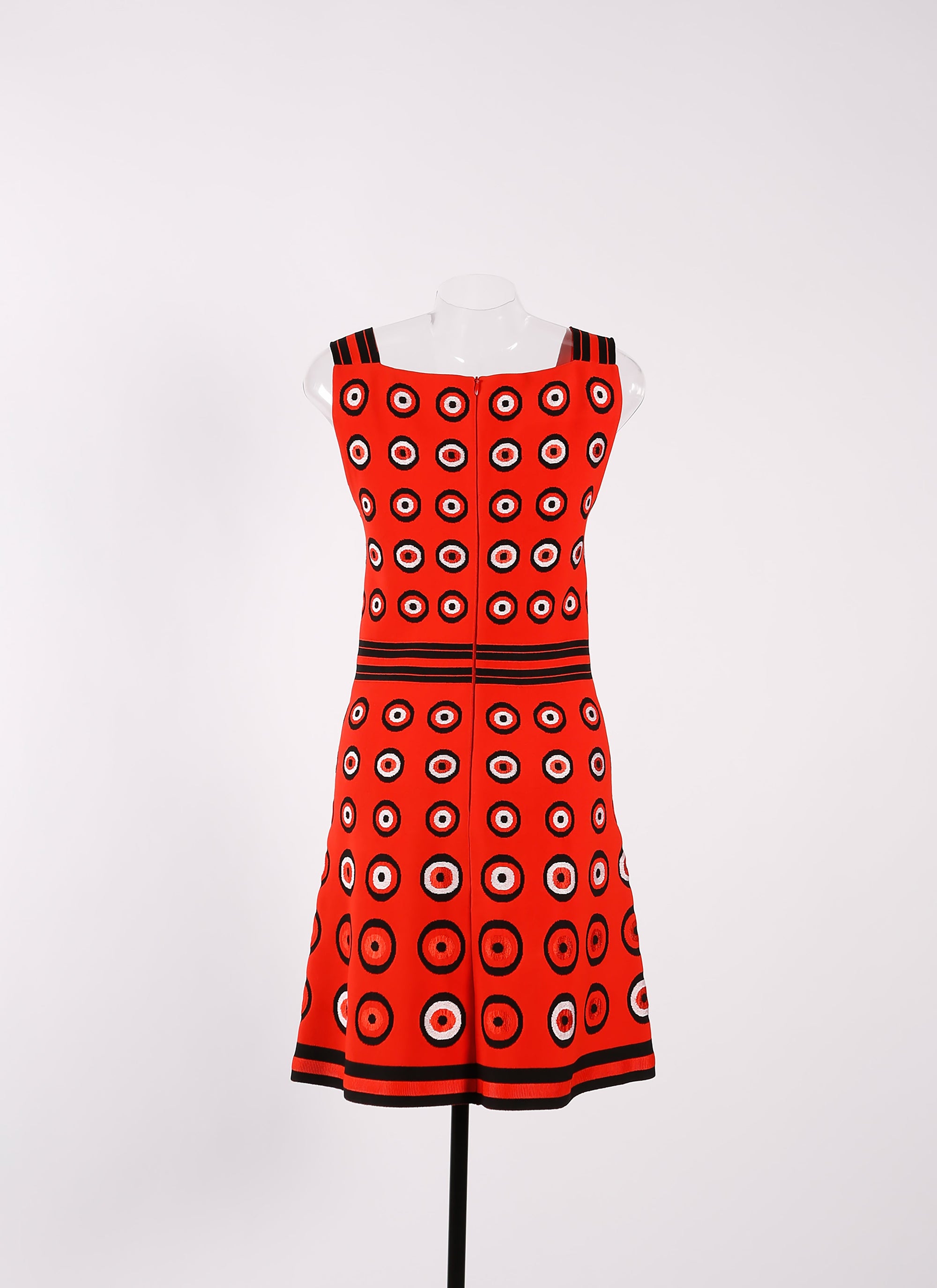 Atomic sleeveless dress - Multicolour Red