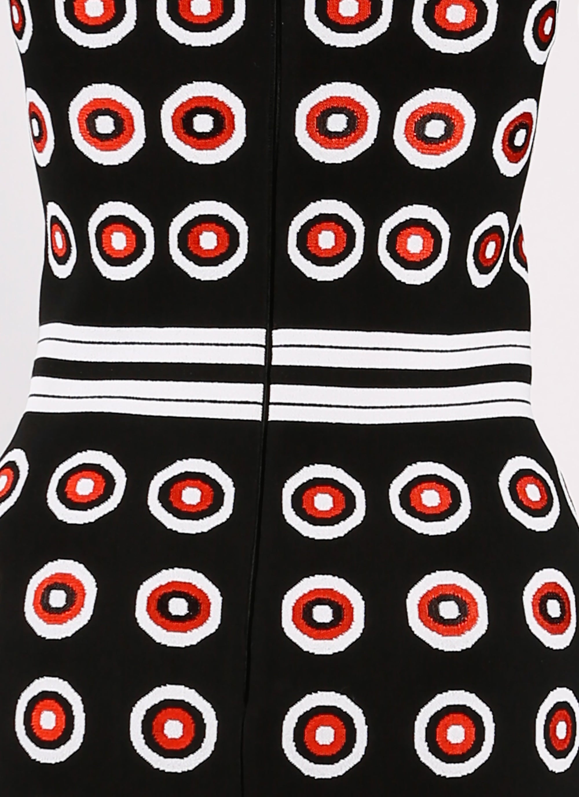 Robe à manches 3/4 Atomic en maille - Multicolore
