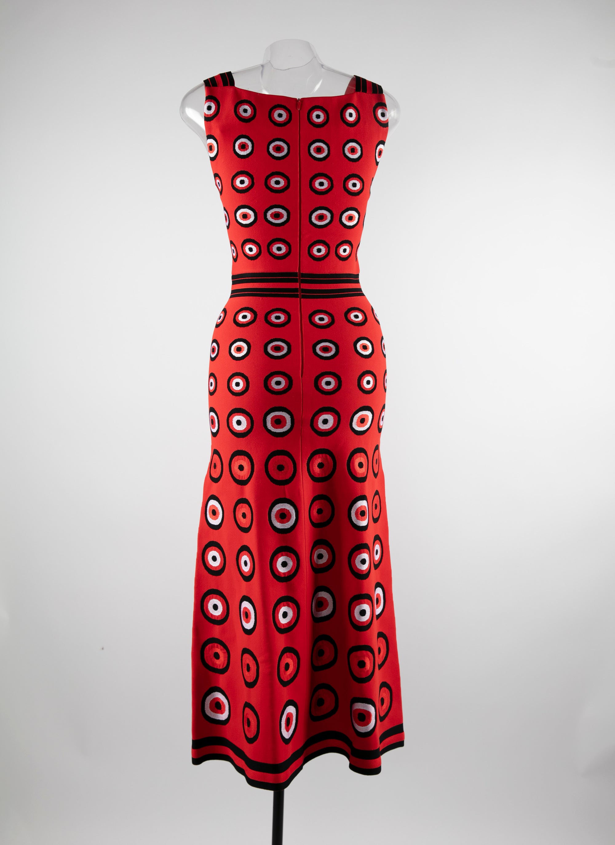 Robe longue sans manches à motifs - Multicolore