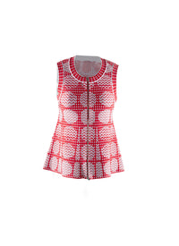 Sleeveless zip top - Multico372