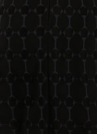 Robe courte sans manches Azulejos - Noir & Nuit