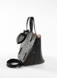 Trapeze tote bag - Black intense