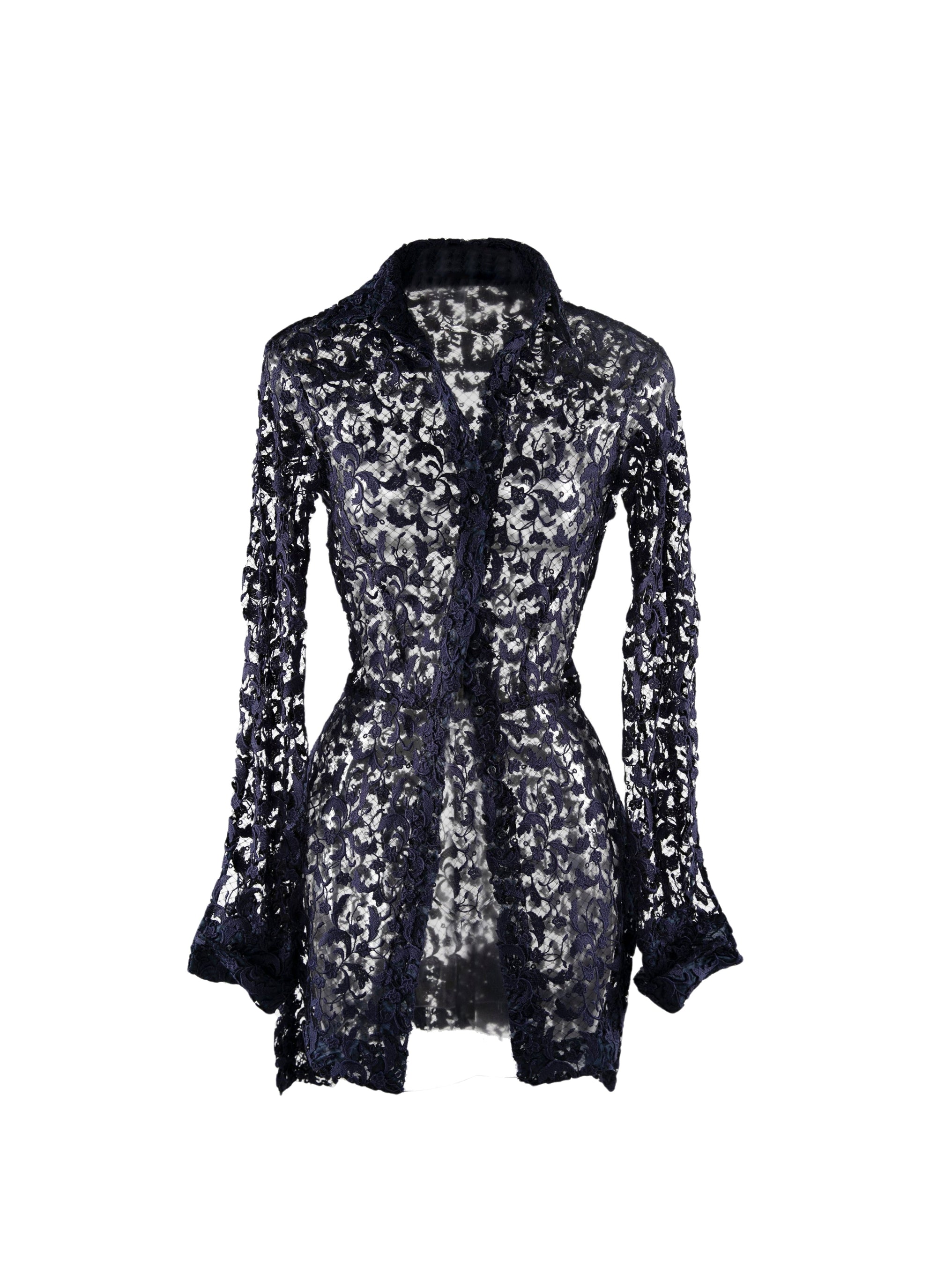 Chemise longue basque - Nuit
