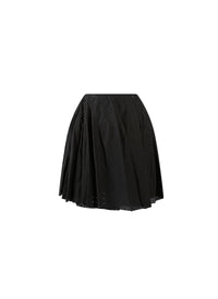 Embroidered skirt - Black intense