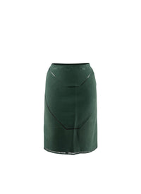 Jupe droite Guarani en maille - Sapin