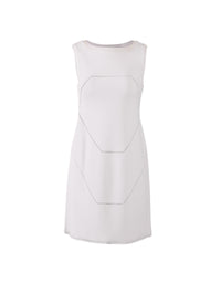 Guarani sleeveless knitted dress - Optic White