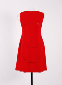 Robe sans manches Guarani en maille - Laque