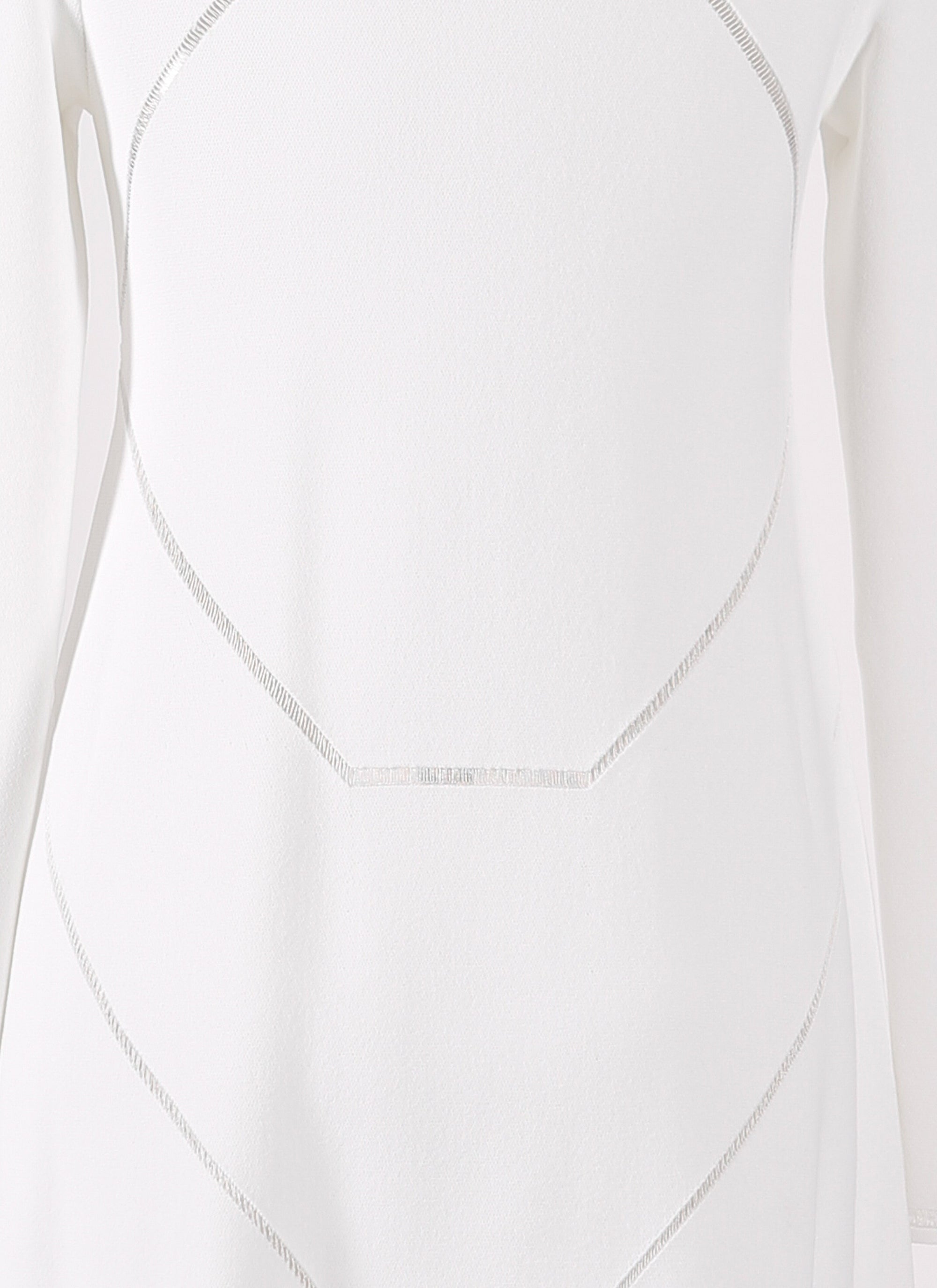 Robe à manches longues Guarani en maille - Blanc Optique