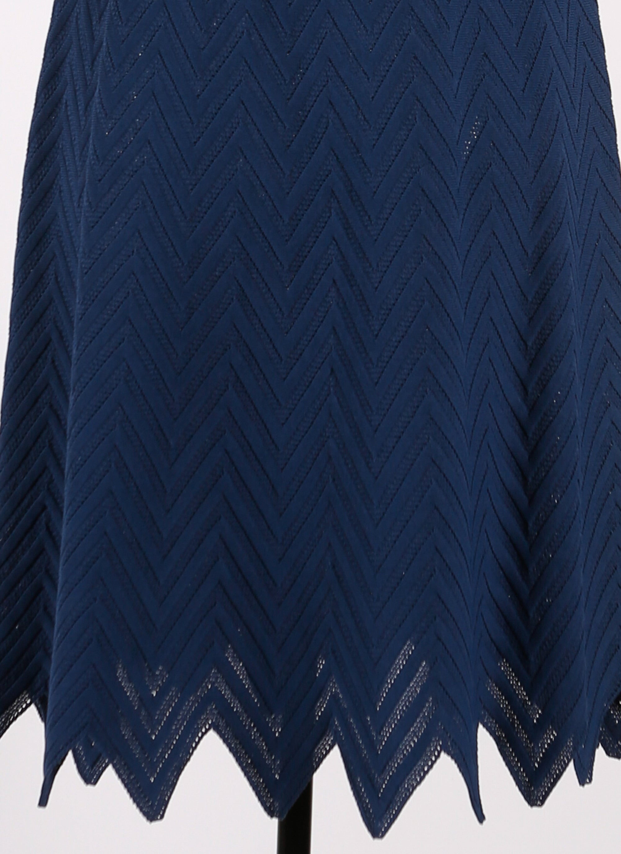 Jamaica short sleeve knitted dress - Navy