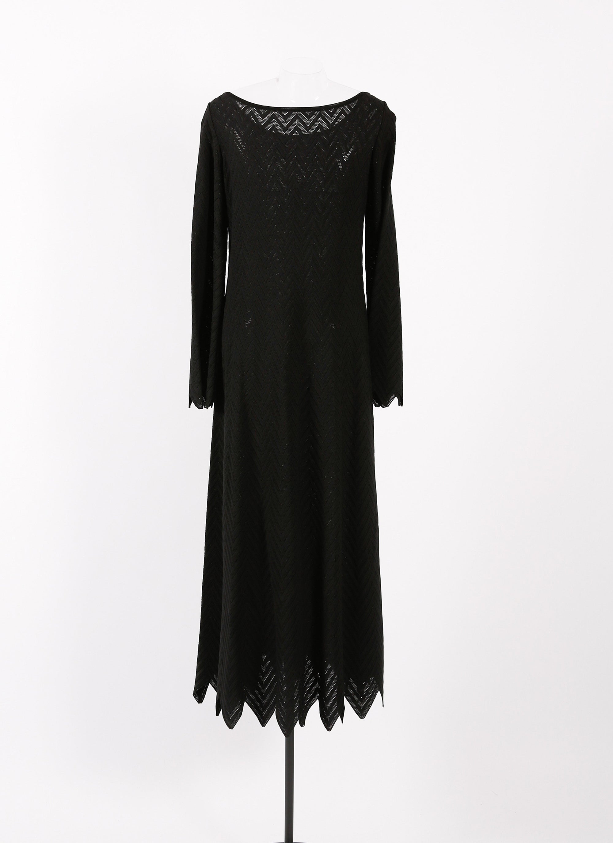 Robe à manches longues Jamaica en maille - Noir