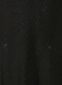 Robe à manches longues Jamaica en maille - Noir