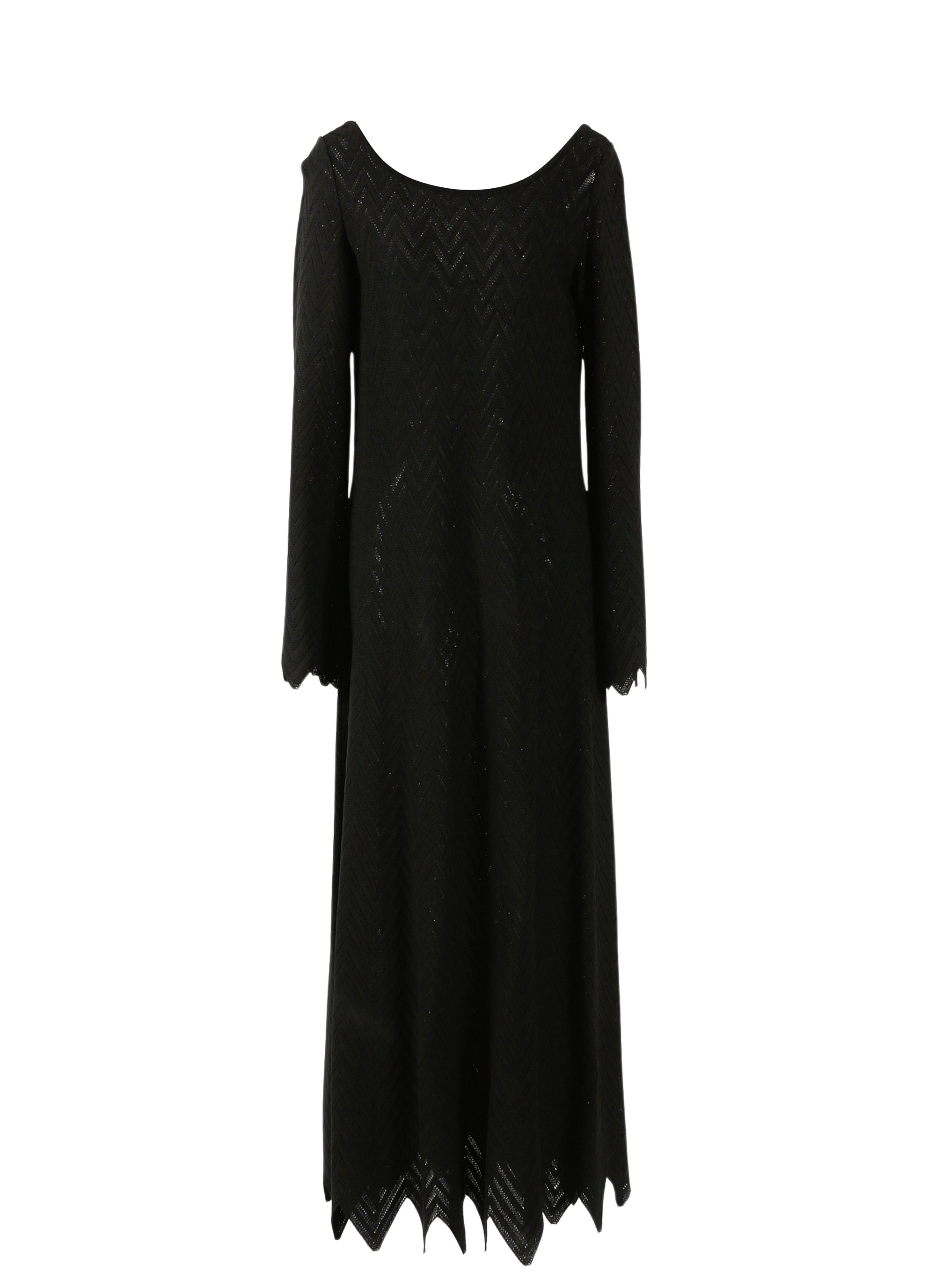 Robe à manches longues Jamaica en maille - Noir