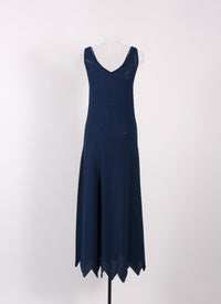Robe sans manches Jamaica en maille - Marine