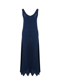 Robe sans manches Jamaica en maille - Marine