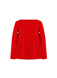 Pull à manches longues en maille - Laque