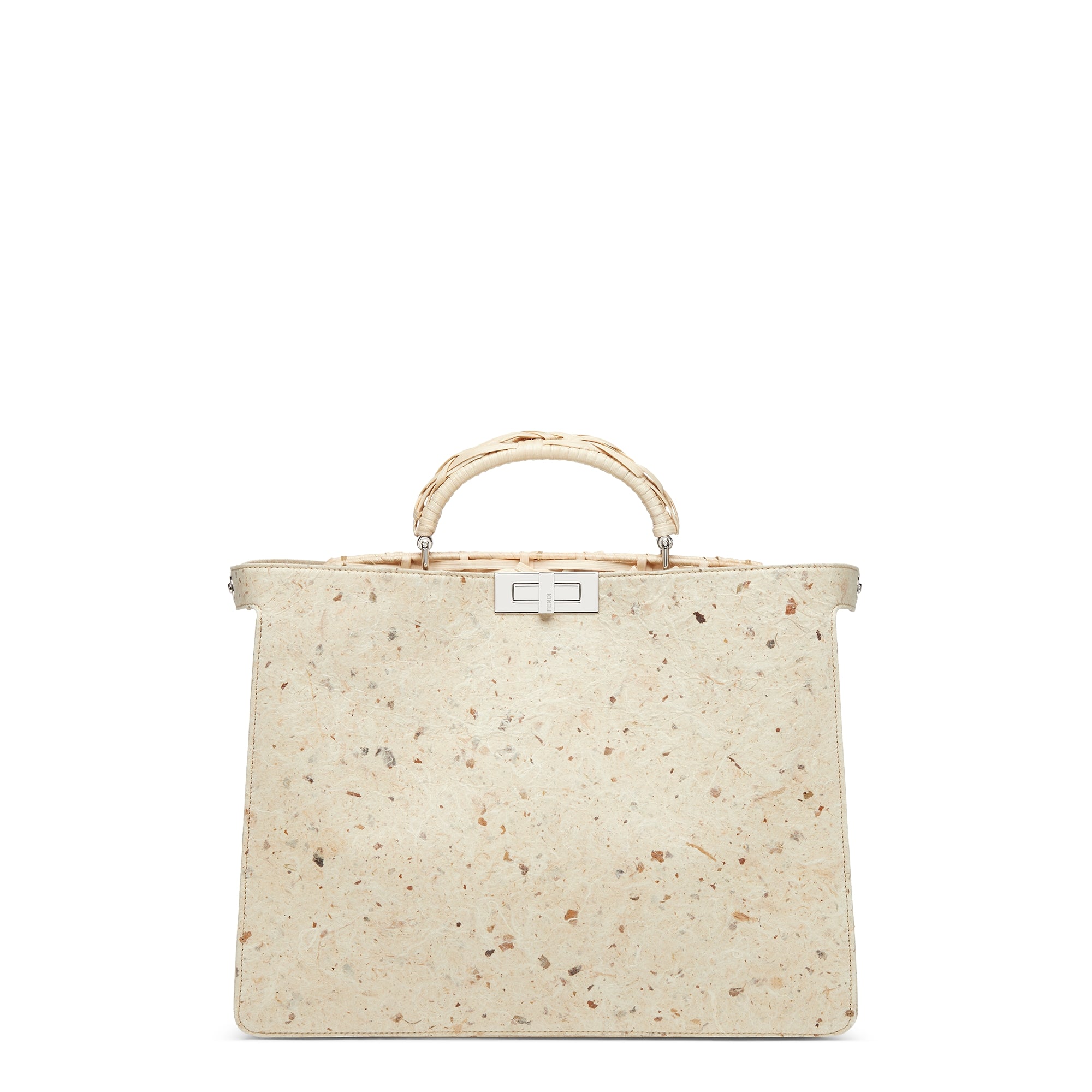 Peekaboo ISeeU Medium Kengo Kuma x Fendi - Blanc
