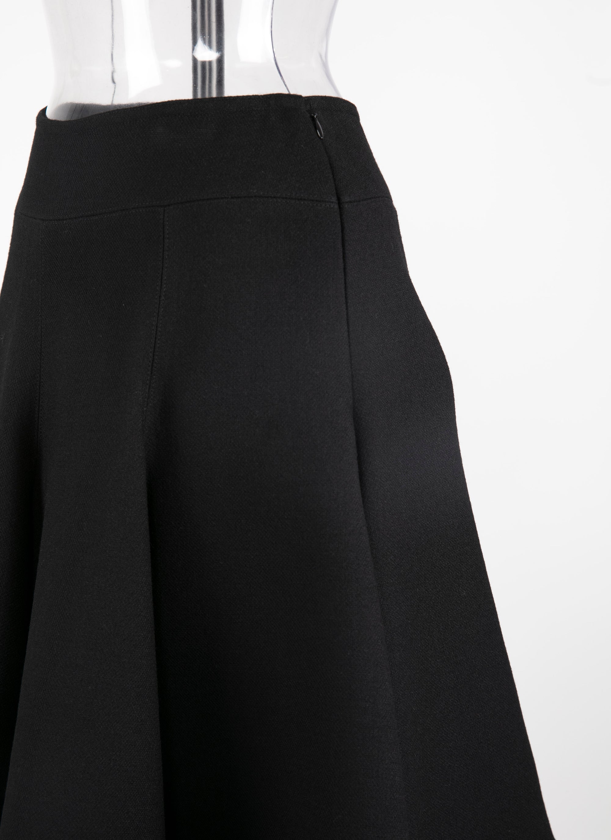 Plain skater skirt - Black intense
