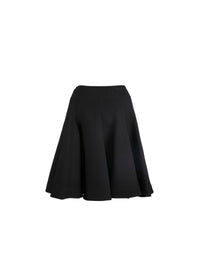 Plain skater skirt - Black intense