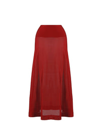 Intime Long skirt Bottom - Madder