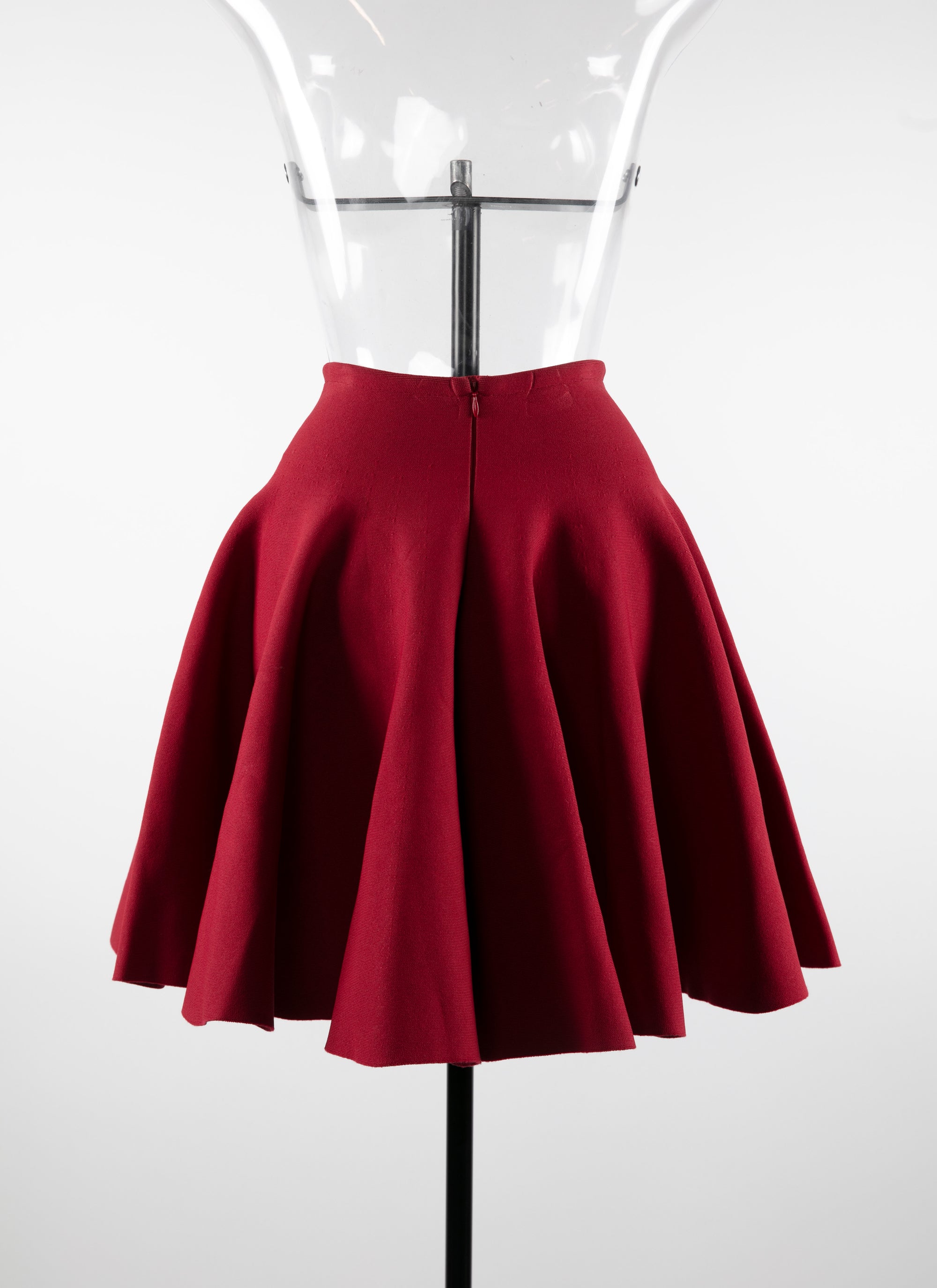 Jupe courte patineuse unie - Garance