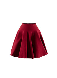 Jupe courte patineuse unie - Garance