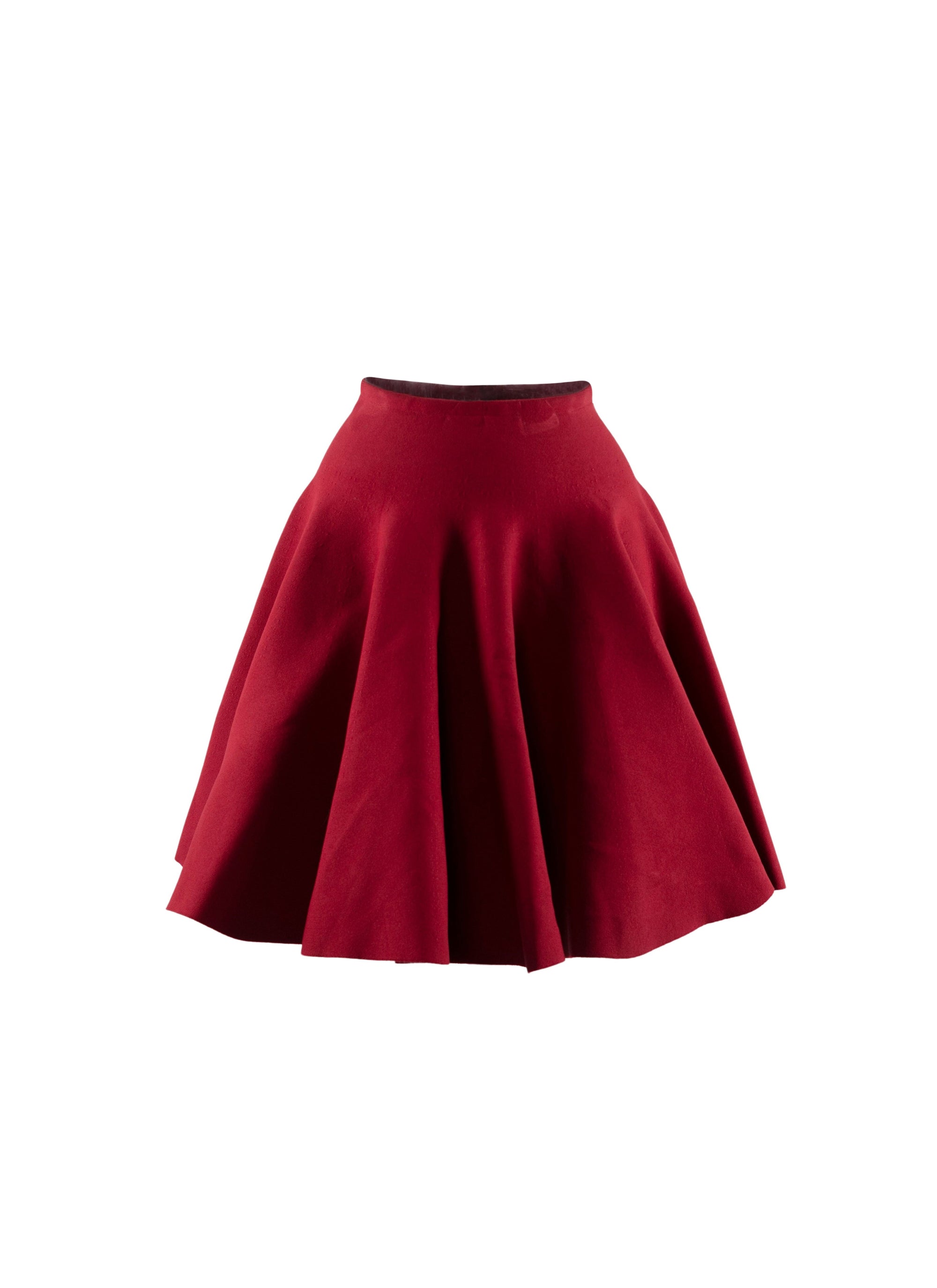 Jupe courte patineuse unie - Garance