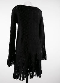 Robe à manches longues courte - Noir & Blanc